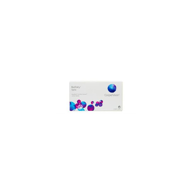 BIOFINITY TORIC (3) 8.70 14.5 2.50 -2.25 170